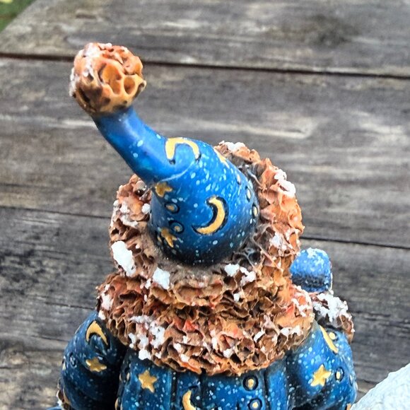 Vintage 2000 Lang Candles FIGURAL Candle Holder PREPARING FOR A VISIT Santa - Picture 8 of 11